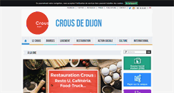 Desktop Screenshot of crous-dijon.fr