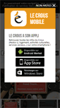 Mobile Screenshot of crous-dijon.fr